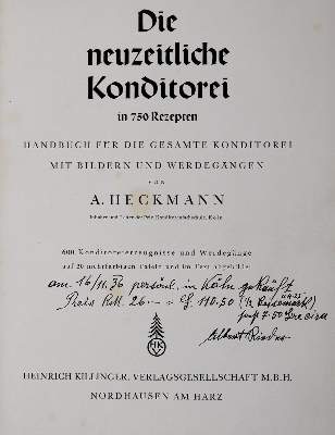 Bild Nr.2: 138-784 Heckmann,A.: (Küche und Haushalt, Bäckerei und Konditorei)