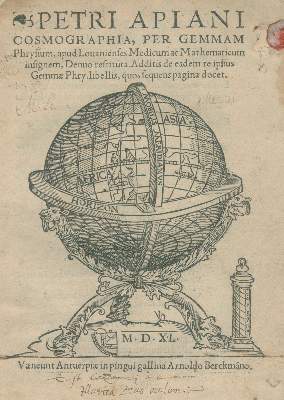 Bild Nr.1: 138-8 Apian,P.: (Alte Drucke, Handschriften und Theologie)