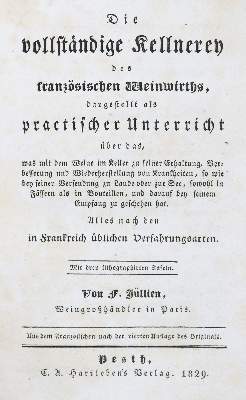 Bild Nr.1: 138-806 Jüllien,A.: (Küche und Haushalt, Getränke, Wein)