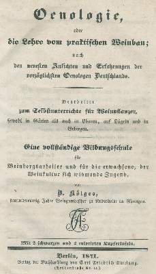 Bild Nr.1: 138-813 Kölges,B.: (Küche und Haushalt, Getränke, Wein und Weinbau)