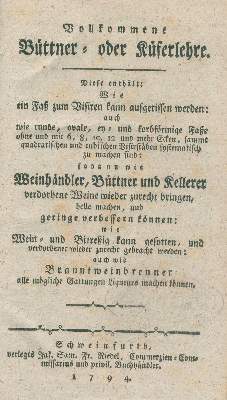 Bild Nr.1: 138-818 (Zang,J.H.).: (Küche und Haushalt, Getränke, Wein und Weinbau)