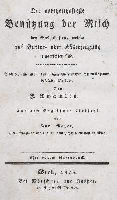 Bild Nr.1: 138-829 Twambley,K.: (Küche und Haushalt, Käse, Milch)