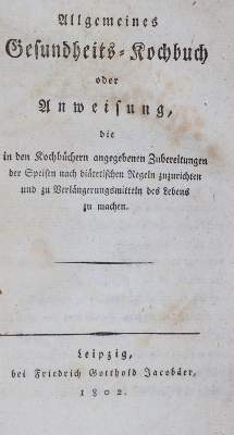 Bild Nr.1: 138-840 (Niceus,C.F.).: (Küche und Haushalt, Kochbücher)
