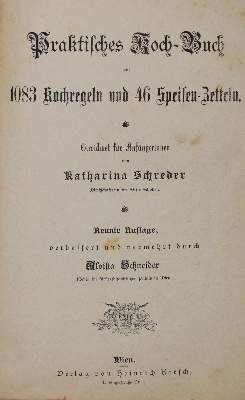 Bild Nr.1: 138-843 Sammlung: (Küche und Haushalt, Kochbücher)