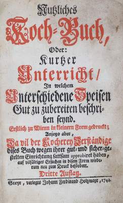 Bild Nr.1: 138-847 Steyrer Kochbuch.: (Küche und Haushalt, Kochbücher)
