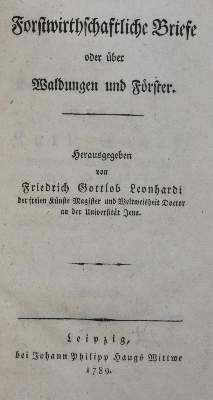 Bild Nr.2: 138-861 Leonhardi,F.G.: (Land- und Forstwirtschaft, Forstwirtschaft)