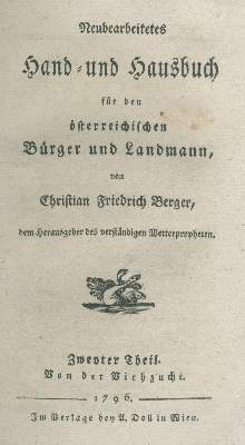 Bild Nr.4: 138-872 Berger,C.F.: (Land- und Forstwirtschaft, Landwirtschaft)
