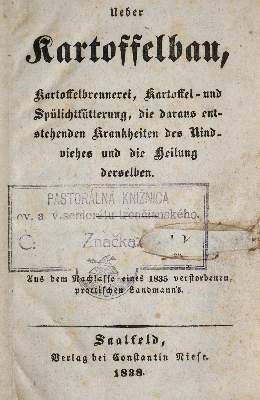 Bild Nr.1: 138-881 Über Kartoffelbau,: (Land- und Forstwirtschaft, Landwirtschaft, Kartoffel)