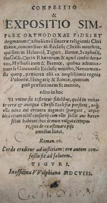 Bild Nr.1: 138-90 (Bullinger,H.).: (Alte Drucke, Handschriften und Theologie)