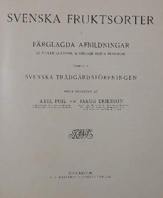Bild Nr.3: 138-903 Pihl,A. u. J.Erikson.: (Land- und Forstwirtschaft, Obstbau)