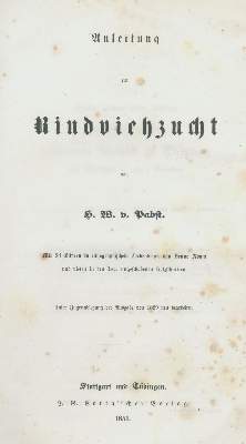 Bild Nr.2: 138-924 Pabst,H.W.v.: (Land- und Forstwirtschaft, Tierhaltung, Rinderzucht)