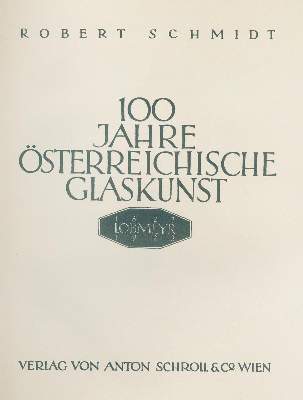 Bild Nr.1: 138-973 Schmidt, R.: (Glas)