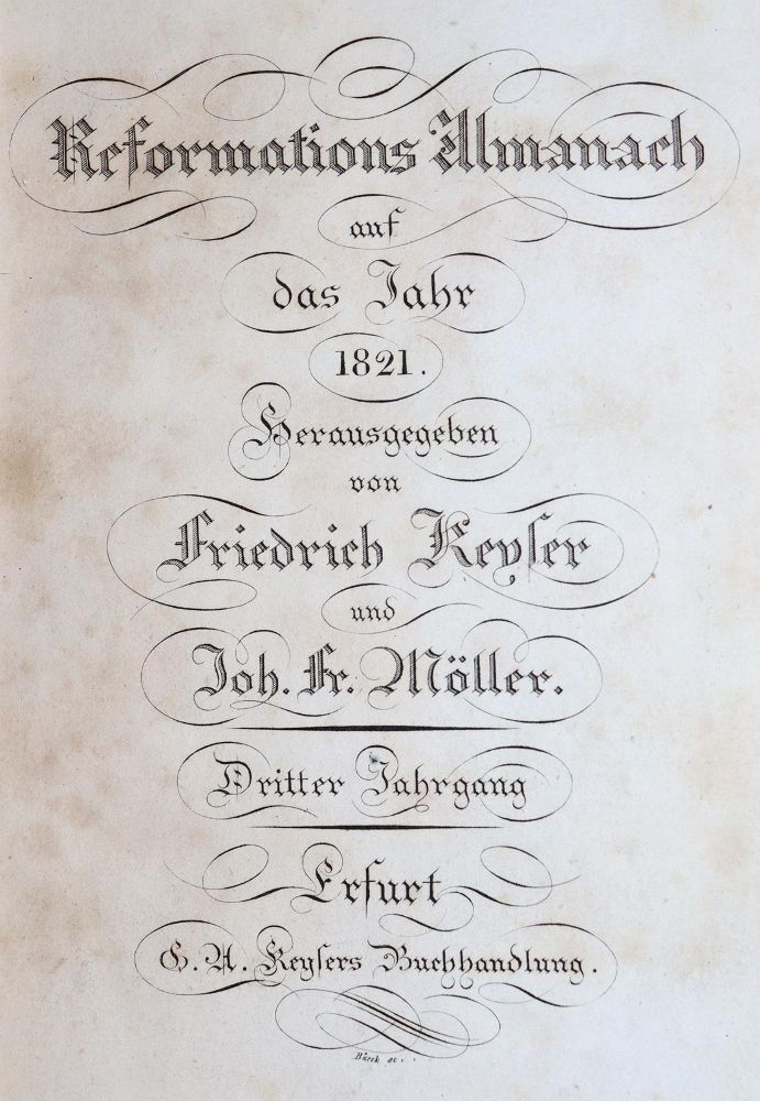 Große Abbildung Nr.4: 139-1009 Reformations-Almanach: (Almanache)