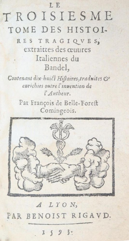 Große Abbildung Nr.1: 139-1014 Bandello,M.: (Literatur und illustrierte Bücher bis 19.Jahrhundert)