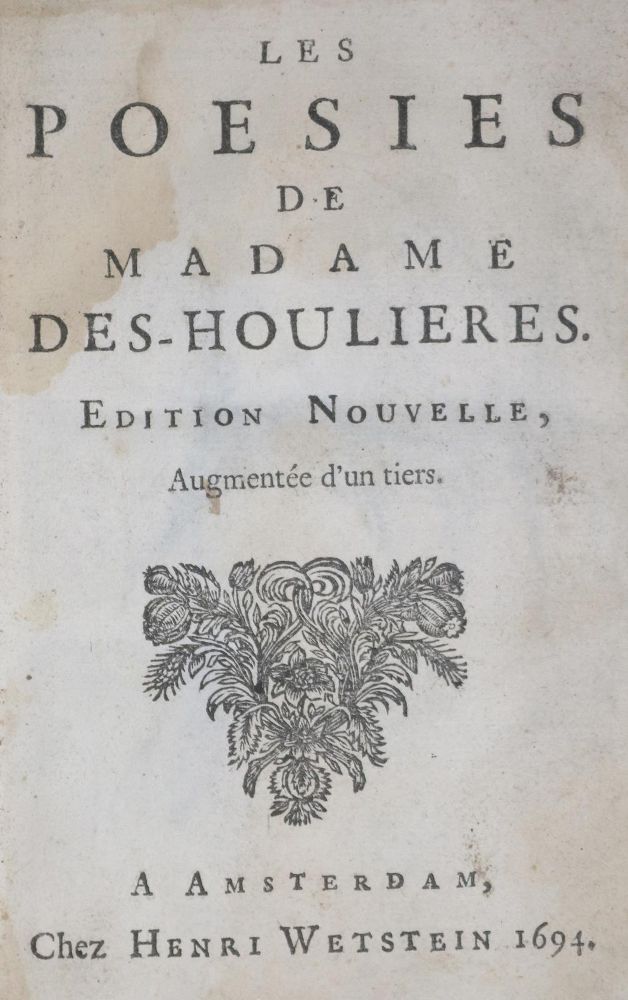 Große Abbildung Nr.1: 139-1025 Deshoulieres,(A.).: (Literatur und illustrierte Bücher bis 19.Jahrhundert)
