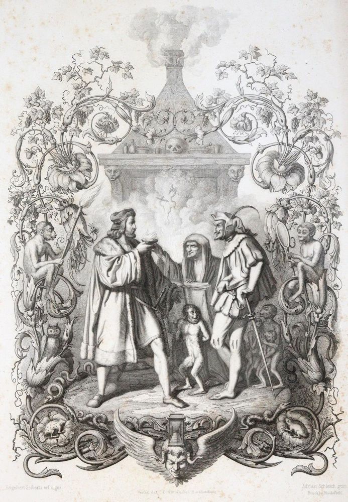 Große Abbildung Nr.2: 139-1056 Goethe,J.W.v.: (Literatur und illustrierte Bücher bis 19.Jahrhundert)