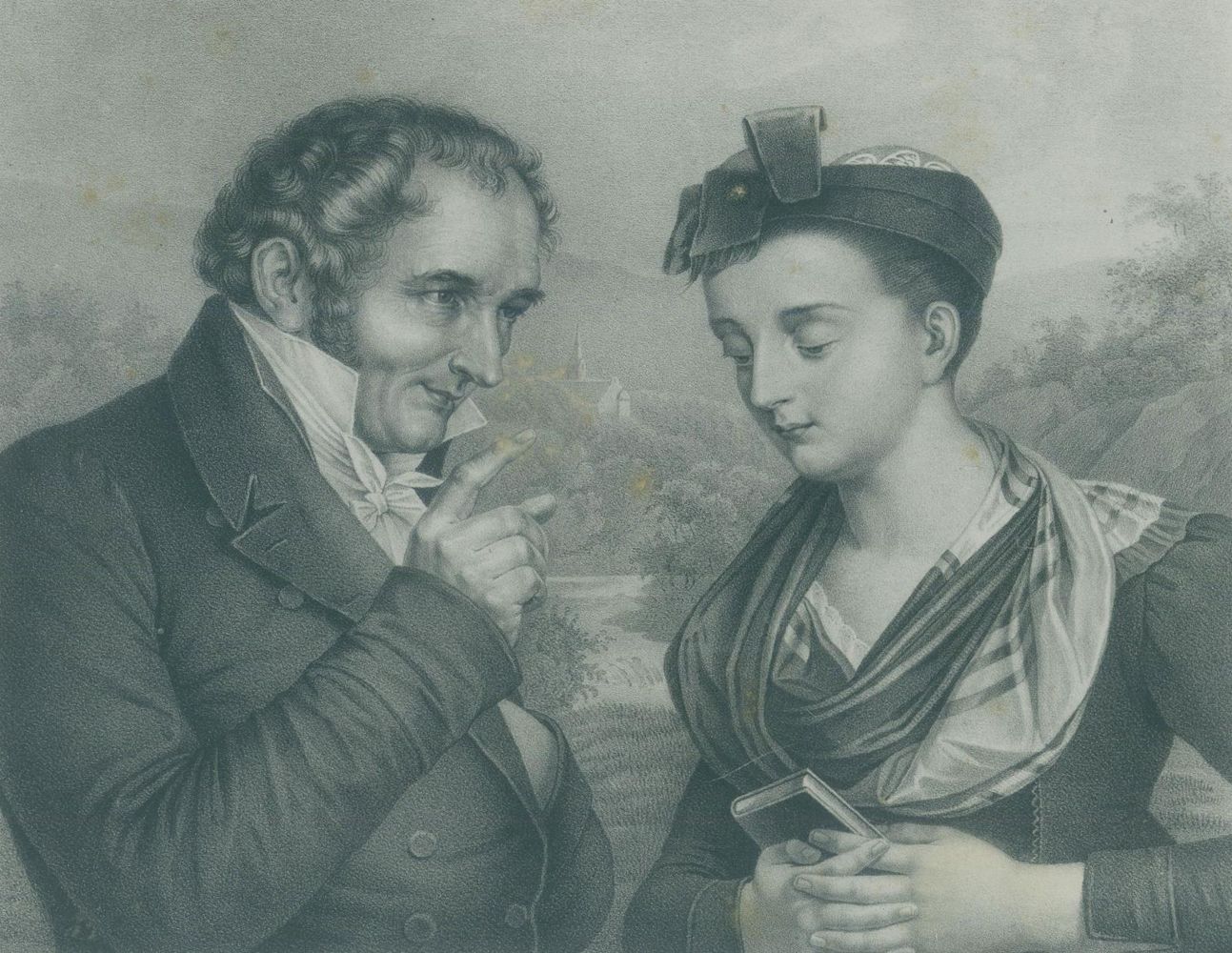 Große Abbildung Nr.1: 139-1074 Doppelportrait.: (Hebel)