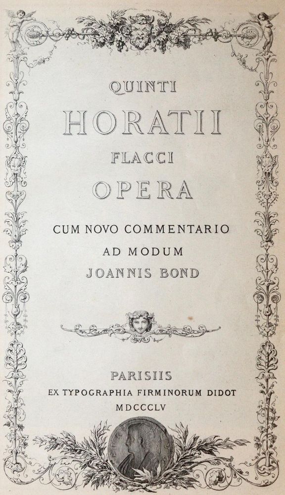Große Abbildung Nr.1: 139-1081 Horatius Flaccus,Q.: (Literatur und illustrierte Bücher bis 19.Jahrhundert)