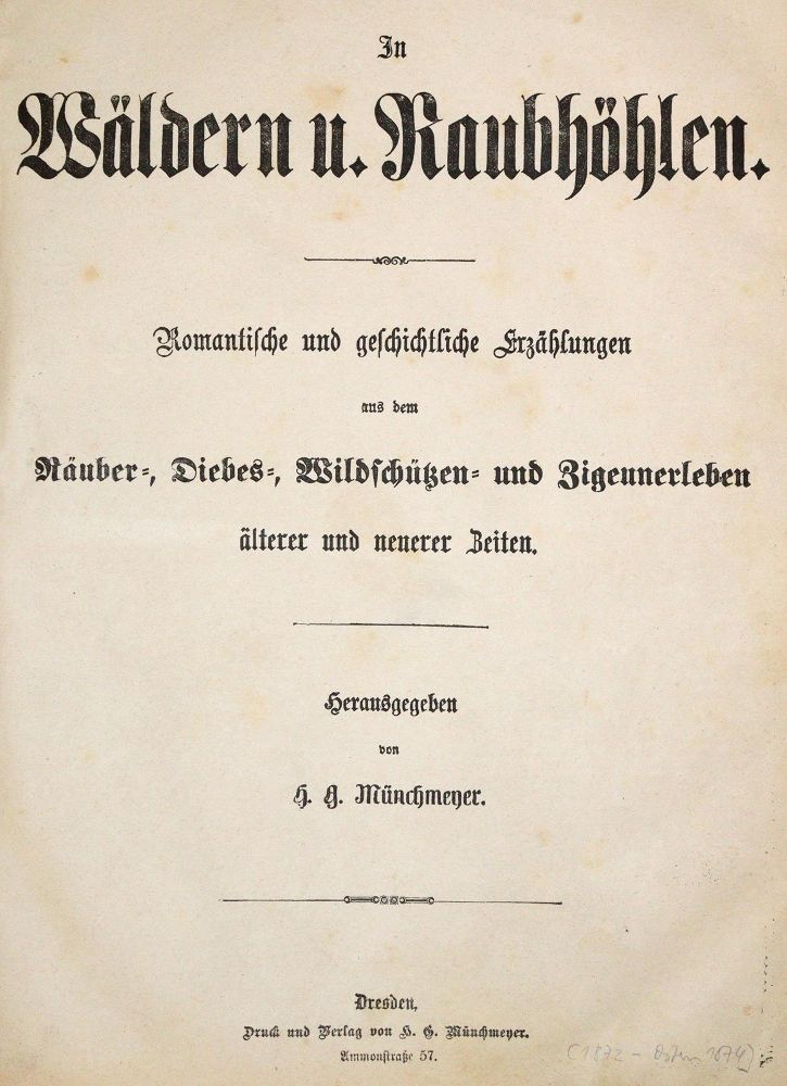 Große Abbildung Nr.3: 139-1092 Münchmeyer,H.G. (Hrsg.).: (Kolportage)