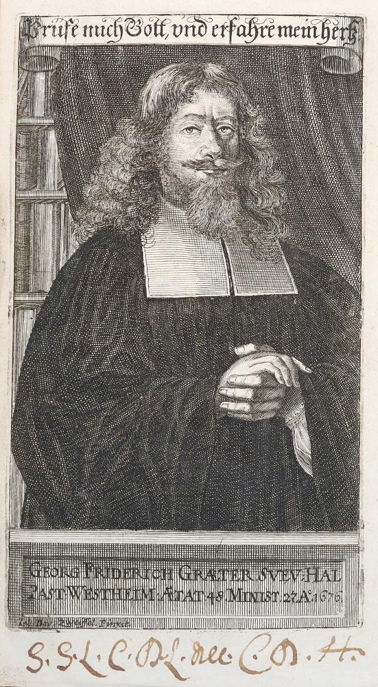 Große Abbildung Nr.1: 139-112 Gräter,G.F.: (Alte Drucke, Handschriften und Theologie)