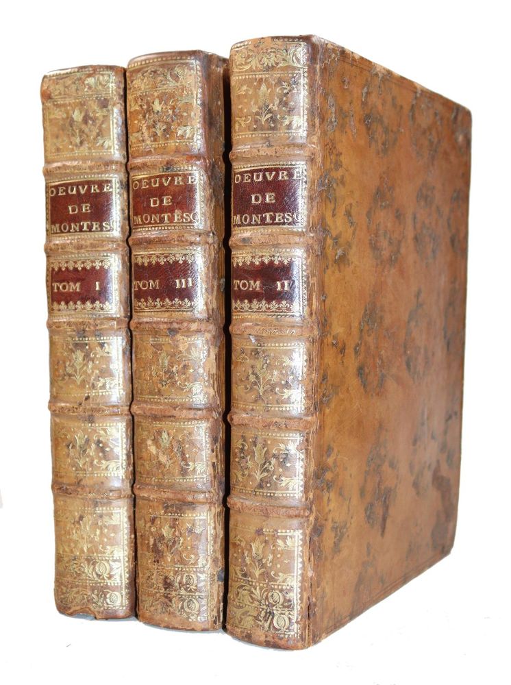 Große Abbildung Nr.2: 139-1127 Montesquieu,(C.de Secondat).: (Literatur und illustrierte Bücher bis 19.Jahrhundert)