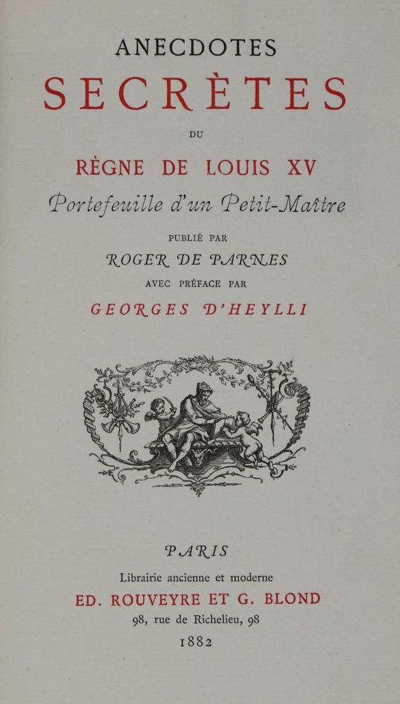Große Abbildung Nr.1: 139-1132 Parnes,R.de.: (Literatur und illustrierte Bücher bis 19.Jahrhundert)