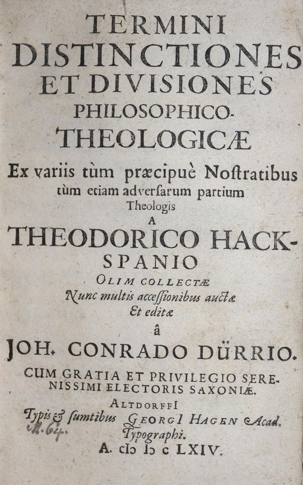 Große Abbildung Nr.2: 139-116 Haas,N.: (Alte Drucke, Handschriften und Theologie)