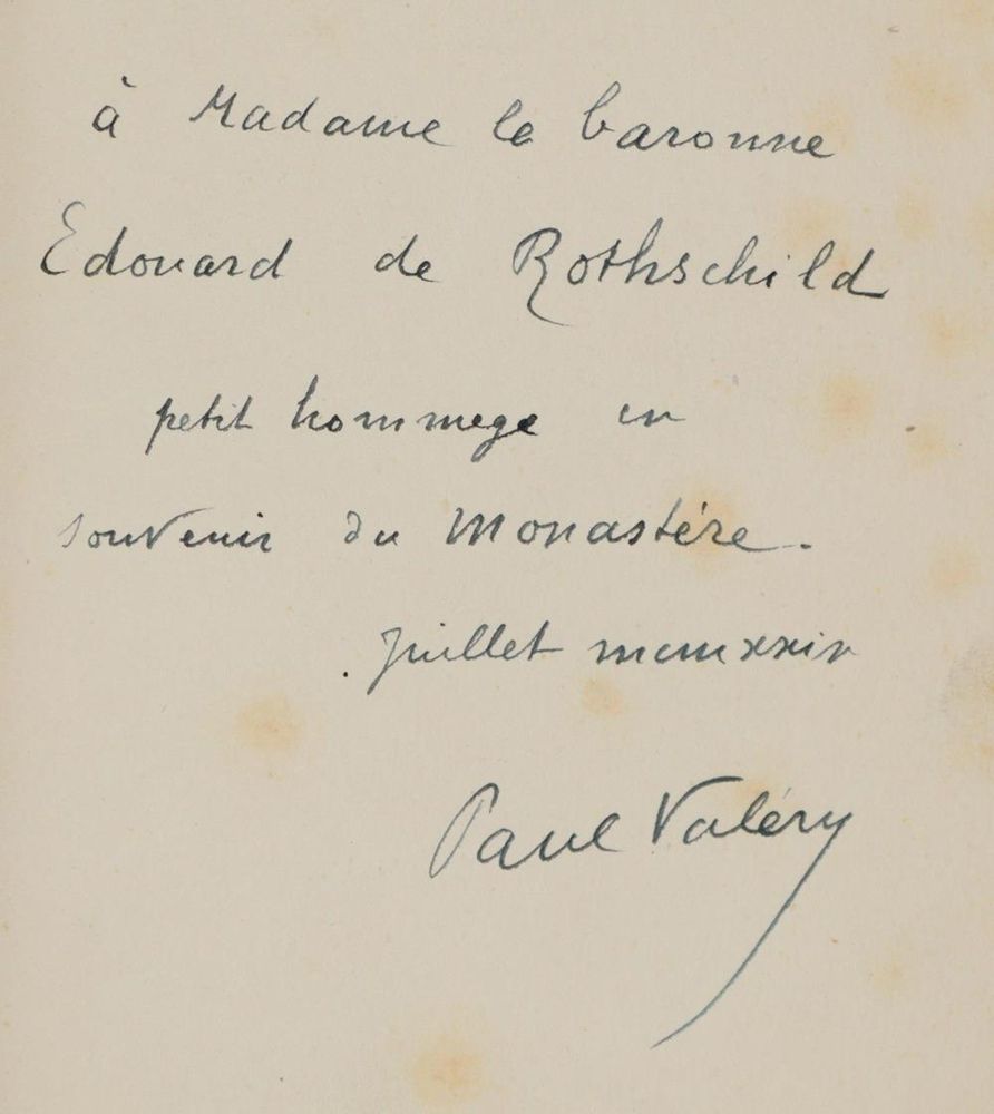Große Abbildung Nr.2: 139-1169 Valery,P.: (Literatur und illustrierte Bücher bis 19.Jahrhundert)