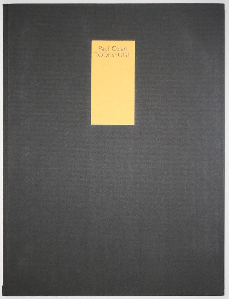 Große Abbildung Nr.2: 139-1214 Celan,P.: (Literatur und illustrierte Bücher 20.Jahrhundert - Alte Literatur in modernen Ausgaben)