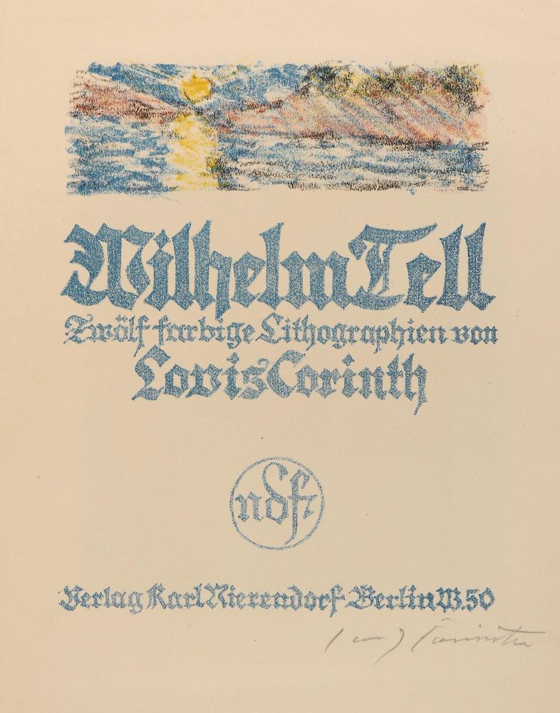 Große Abbildung Nr.2: 139-1220 Corinth,L.: (Literatur und illustrierte Bücher 20.Jahrhundert - Alte Literatur in modernen Ausgaben)