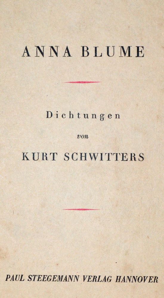 Große Abbildung Nr.1: 139-1222 Schwitters,K.: (Dada)