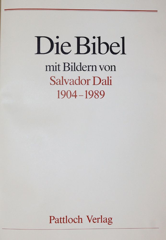 Große Abbildung Nr.3: 139-1223 Bibel, Die,: (Dali)