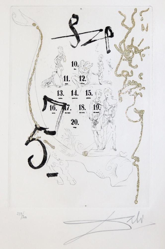 Große Abbildung Nr.6: 139-1225 Dali,S.: (Dali, Zehn Radierungen in:)