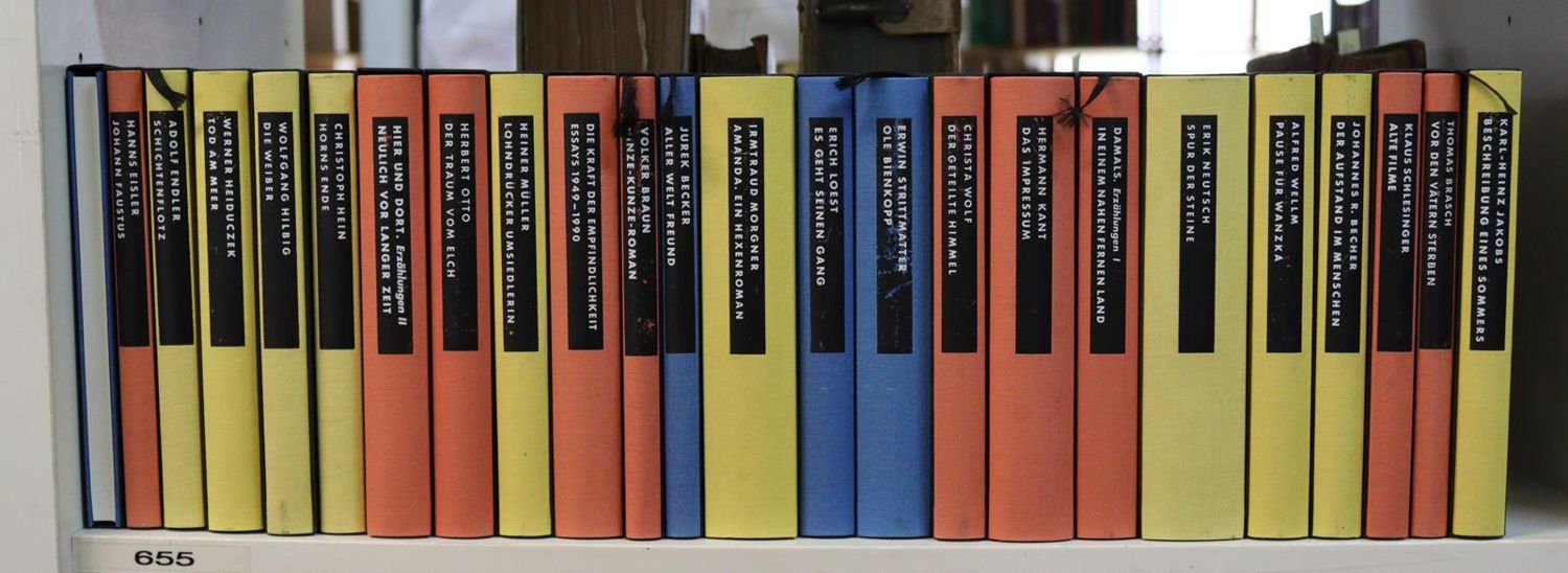 Große Abbildung Nr.3: 139-1227 DDR-Bibliothek, Die.: (Literatur und illustrierte Bücher 20.Jahrhundert - Alte Literatur in modernen Ausgaben)