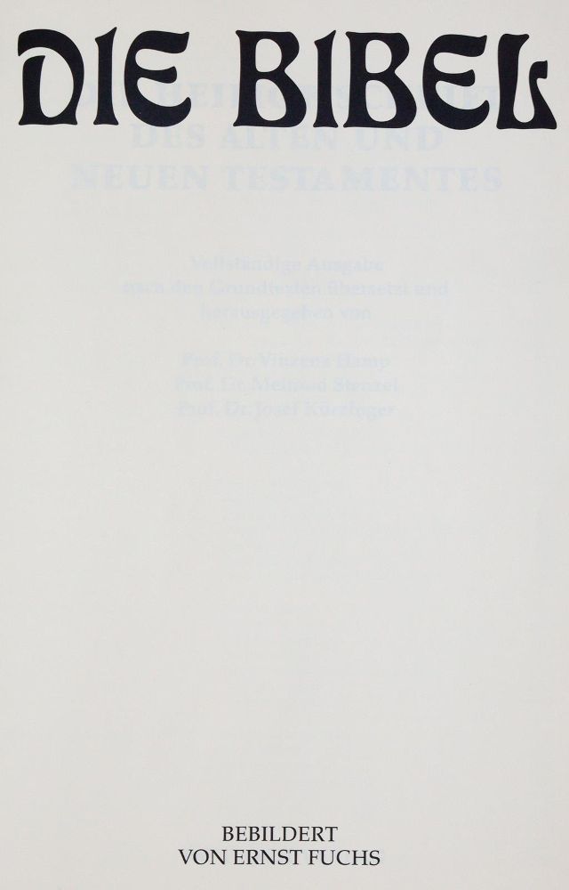 Große Abbildung Nr.2: 139-1261 Bibel, Die.: (Fuchs)