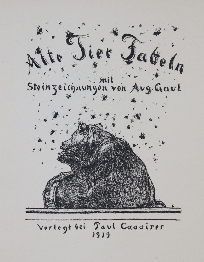 Große Abbildung Nr.1: 139-1269 Gaul,A.: (Literatur und illustrierte Bücher 20.Jahrhundert - Alte Literatur in modernen Ausgaben)