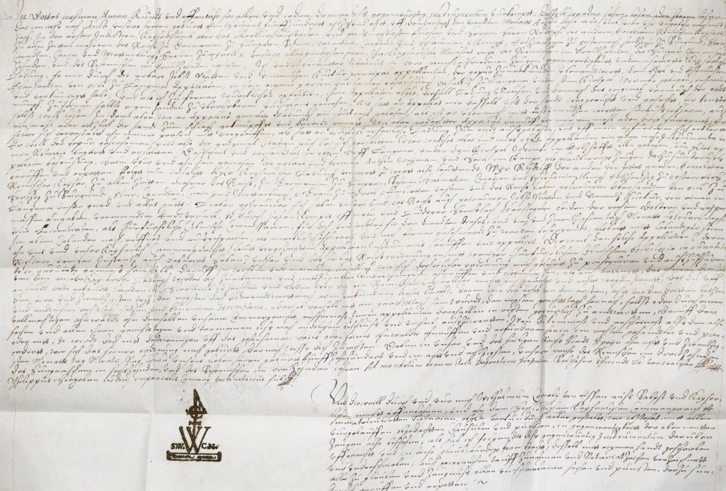Große Abbildung Nr.1: 139-128 Notariatsinstrument: (Handschriften, Lennestadt)
