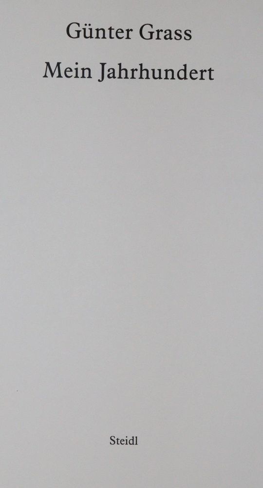 Große Abbildung Nr.2: 139-1281 Grass,G.: (Literatur und illustrierte Bücher 20.Jahrhundert - Alte Literatur in modernen Ausgaben)