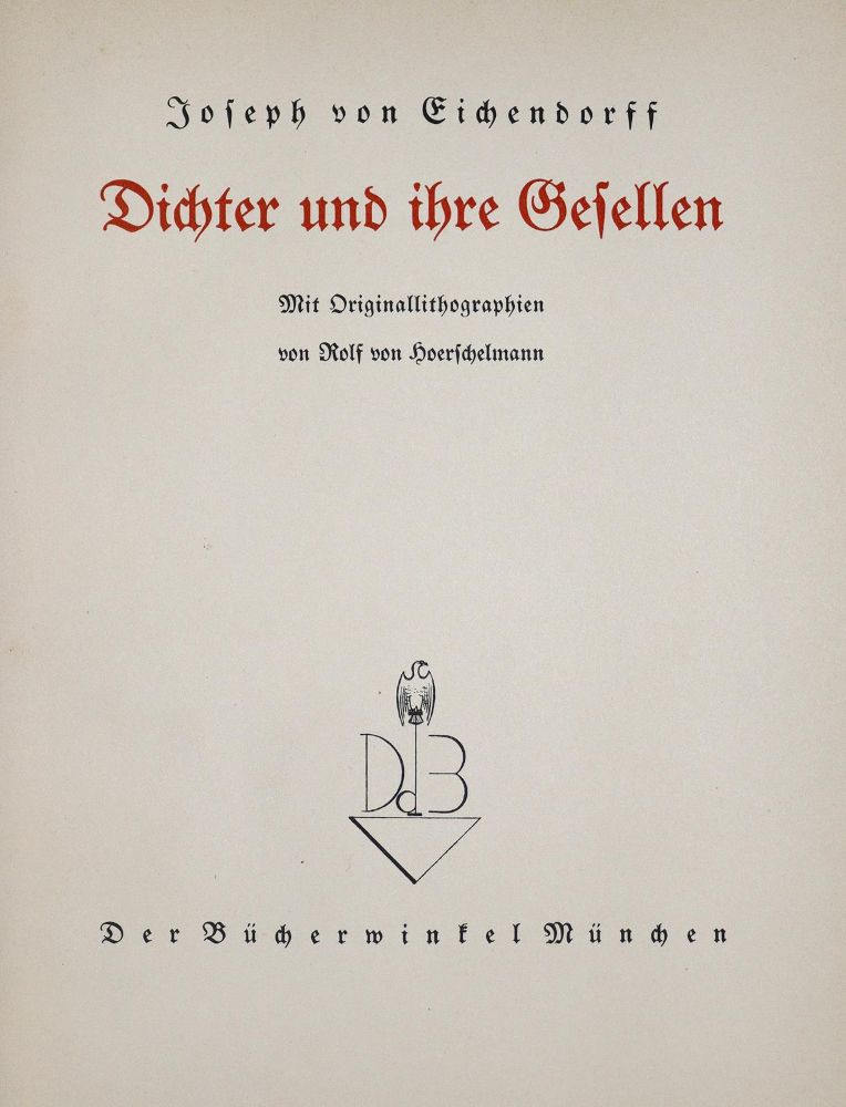 Große Abbildung Nr.2: 139-1298 Eichendorff,J.v.: (Hoerschelmann)
