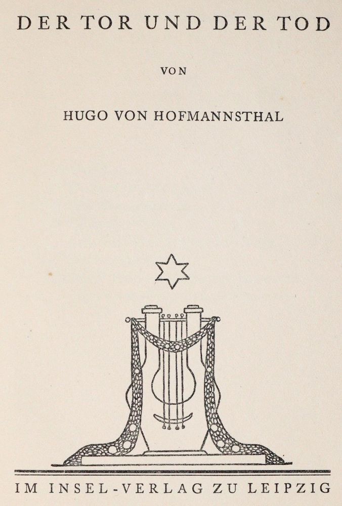 Große Abbildung Nr.1: 139-1306 Hofmannsthal,H.v.: (Insel-Verlag)