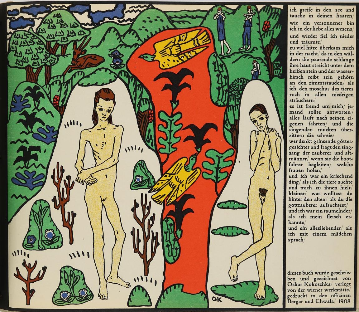 Große Abbildung Nr.3: 139-1328 Kokoschka,O.: (Literatur und illustrierte Bücher 20.Jahrhundert - Alte Literatur in modernen Ausgaben)