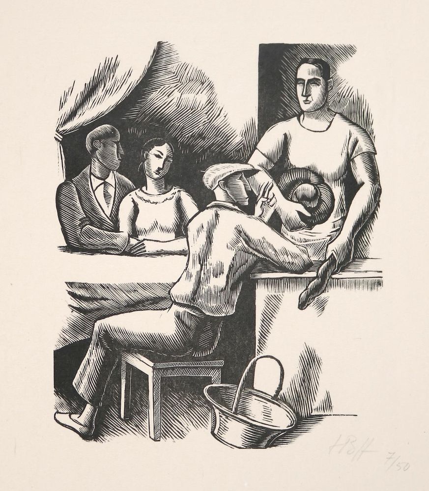 Große Abbildung Nr.2: 139-1337 Kunstmappe: (Literatur und illustrierte Bücher 20.Jahrhundert - Alte Literatur in modernen Ausgaben)