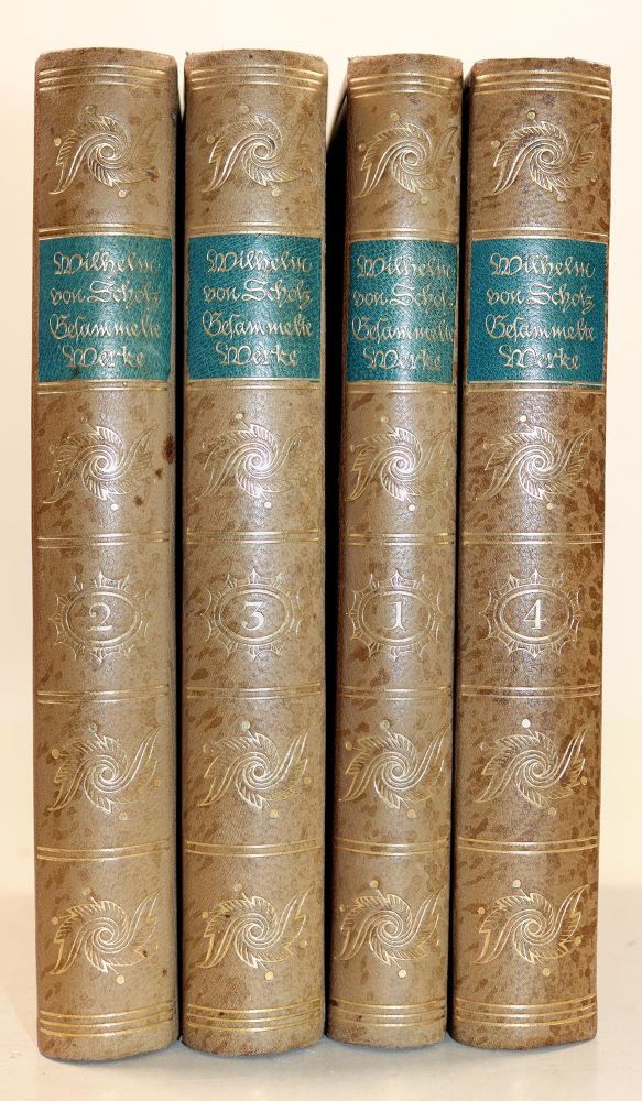 Große Abbildung Nr.2: 139-1420 Scholz,W.v.: (Literatur und illustrierte Bücher 20.Jahrhundert - Alte Literatur in modernen Ausgaben)