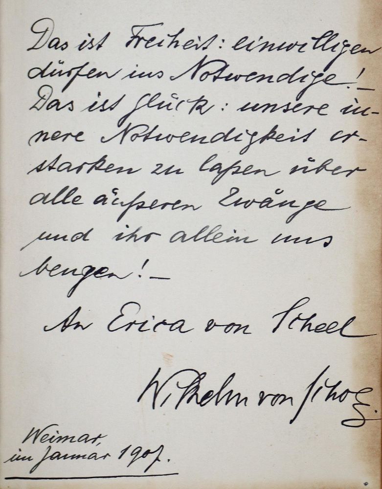 Große Abbildung Nr.2: 139-1421 Scholz,W.v.: (Literatur und illustrierte Bücher 20.Jahrhundert - Alte Literatur in modernen Ausgaben)