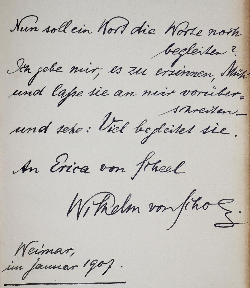 Große Abbildung Nr.4: 139-1421 Scholz,W.v.: (Literatur und illustrierte Bücher 20.Jahrhundert - Alte Literatur in modernen Ausgaben)