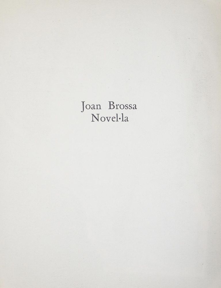Große Abbildung Nr.2: 139-1435 Brossa,J.: (Tapies)
