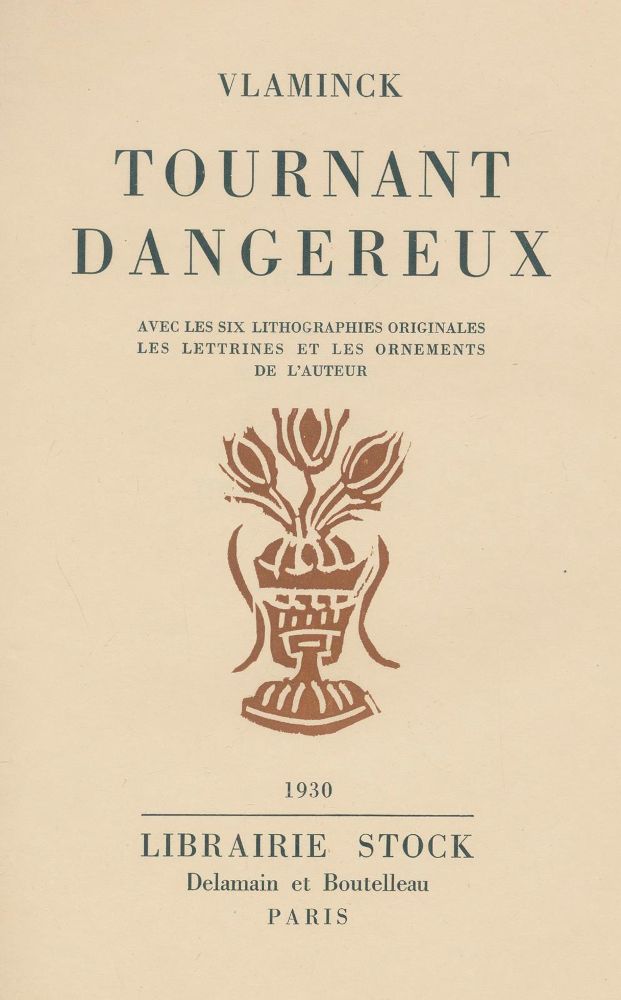 Große Abbildung Nr.2: 139-1446 Vlaminck,M.de.: (Literatur und illustrierte Bücher 20.Jahrhundert - Alte Literatur in modernen Ausgaben)