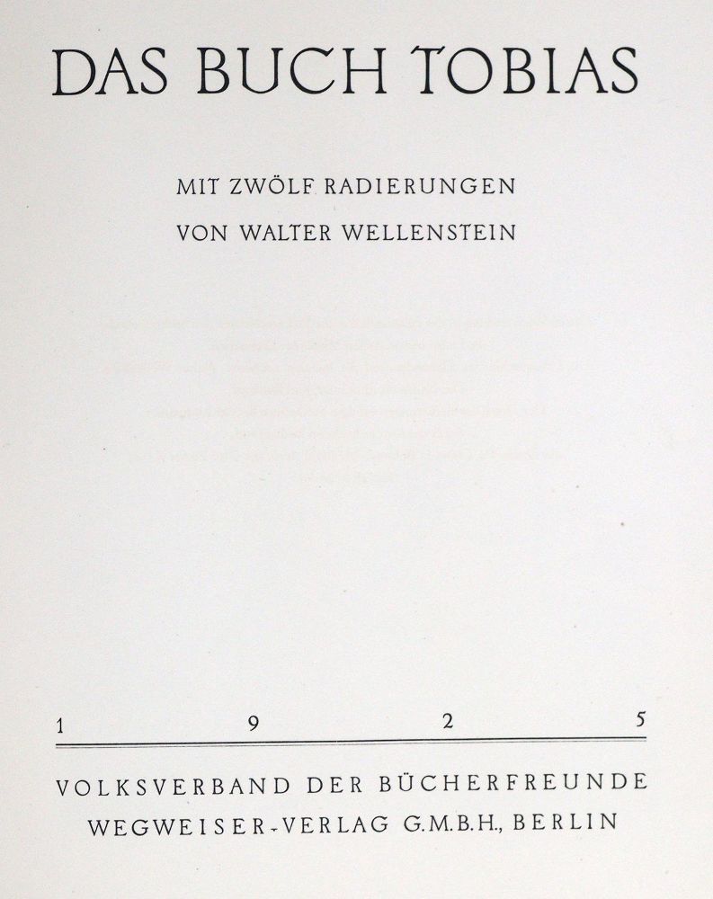 Große Abbildung Nr.3: 139-1449 Wellenstein,W.: (Literatur und illustrierte Bücher 20.Jahrhundert - Alte Literatur in modernen Ausgaben)