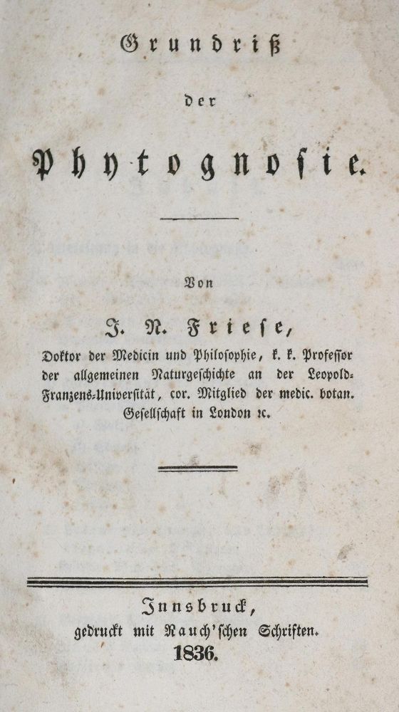 Große Abbildung Nr.1: 139-1464 Friese,J.N.: (Botanik)