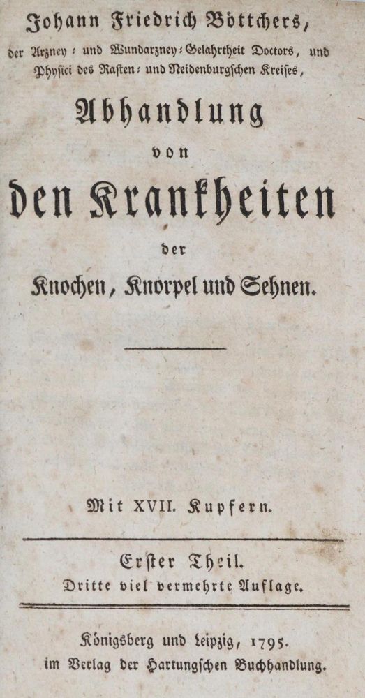 Große Abbildung Nr.1: 139-1515 Böttcher,J.F.: (Medizin)